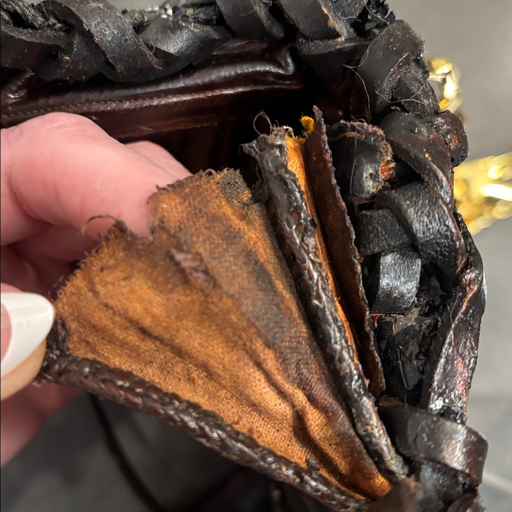 Vintage alligator repurposed Wallet - Picture 16 of 17